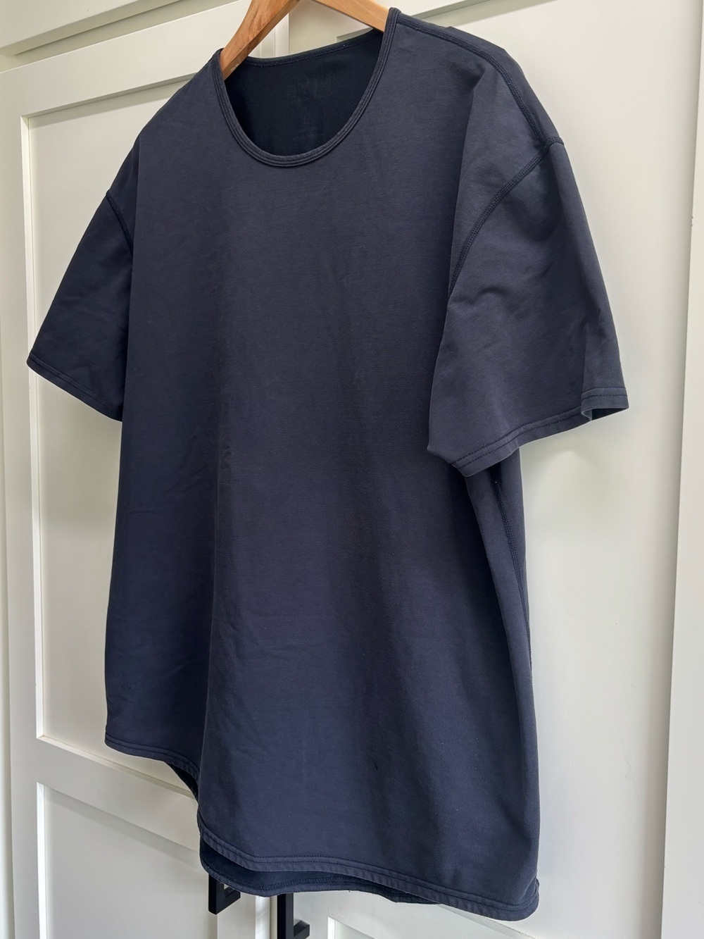 BYLT T Shirt Mens XL Washed Black Basic crew Tee Minimal Streetwear - Picture 3 of 5